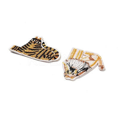 26Pcs Animal Theme Polyester Iron on/Sew On Patches PATC-A001-02-1