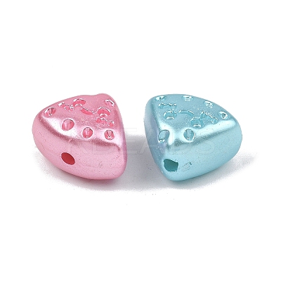 Opaque ABS Imitation Pearl Beads MACR-K361-33-1
