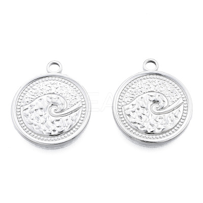 Non-Tarnish 201 Stainless Steel Pendants STAS-N098-248P-1