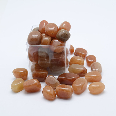 Natural Red Aventurine Beads G-H1462-02B-A-1