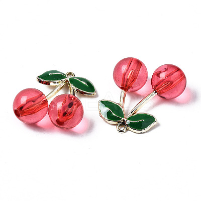Alloy Enamel Pendants ENAM-N056-185B-1