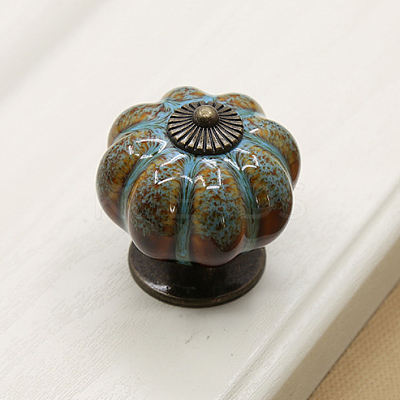 Porcelain Drawer Knob CABI-PW0001-132D-1