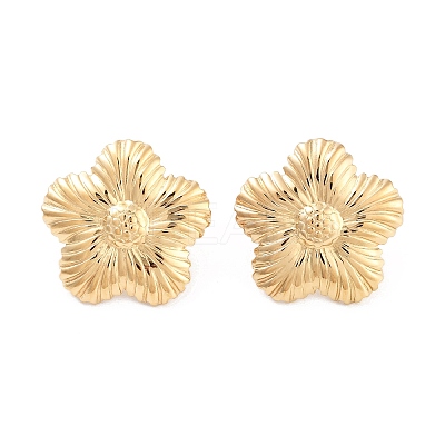 316 Surgical Stainless Steel Stud Earrings for Women STAS-M062-02G-C-1
