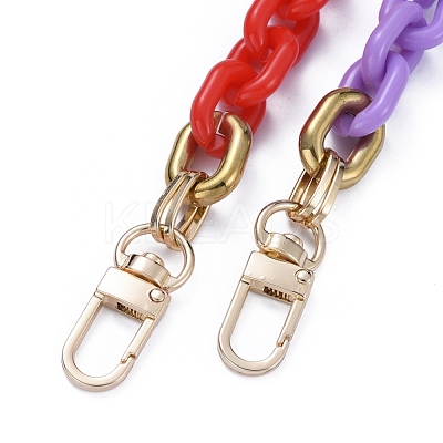 Acrylic Chain Purse Bag Handle X-AJEW-BA00007-1