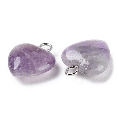 Natural Amethyst Pendants G-E603-01P-03-1