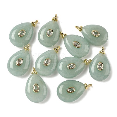 Dyed Natural White Jade Pendants G-H328-01G-B04-1