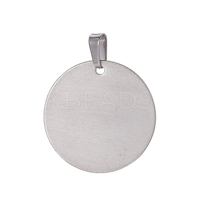 Tarnish Resistant 201 Stainless Steel Pendants STAS-E450-05P-AAA-1