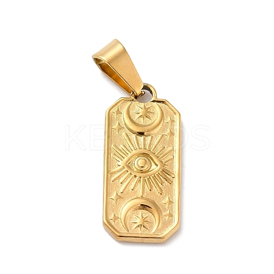 PVD Vacuum Plating 304 Stainless Steel Pendants STAS-F277-25G-1
