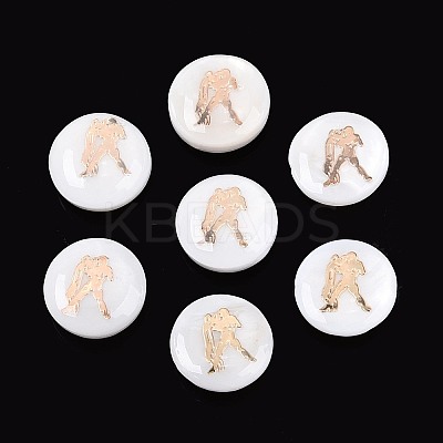 Natural Freshwater Shell Beads SHEL-N037-02K-G-1