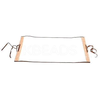 Polyester Horizontal Painted Scroll LS-AJEW-WH0230-78B-1