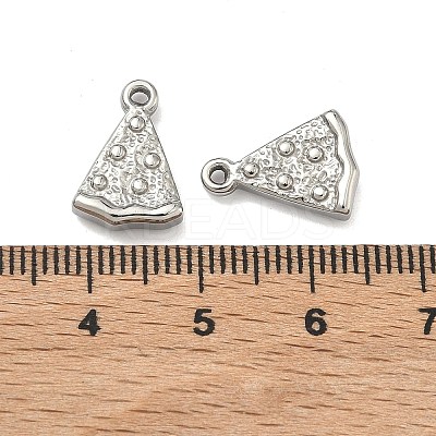 Hammered 304 Stainless Steel Pendants STAS-Z192-02P-1