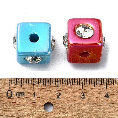 Opaque Acrylic Beads OACR-E033-36-1