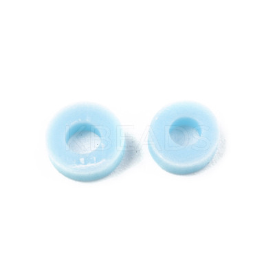 Handmade Polymer Clay Beads X-CLAY-Q251-8.0mm-101-1