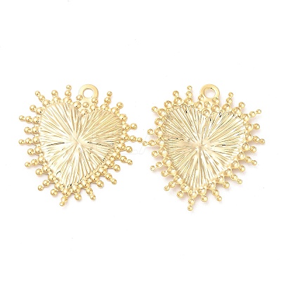 Brass Filigree Pendants KK-M250-17G-1