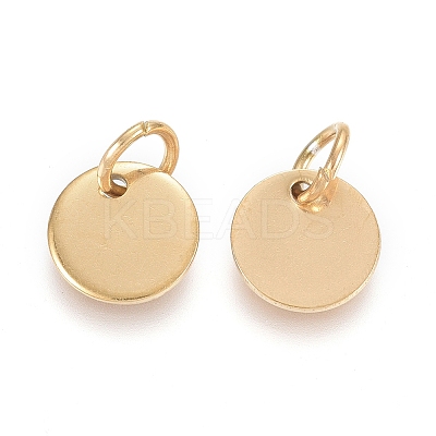Ion Plating(IP) 304 Stainless Steel Charms X-EJEW-L238-03B-G-1