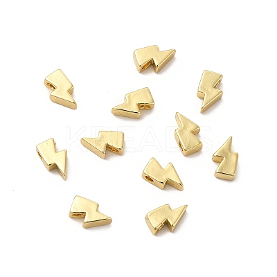 Rack Plating Brass Beads KK-H436-01G-1