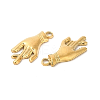 Ion Plating(IP) 304 Stainless Steel Pendants STAS-L268-041G-1