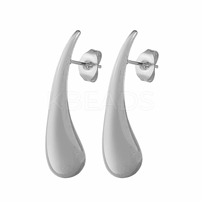 304 Stainless Steel Stud Earrings for Women IL8099-1-1