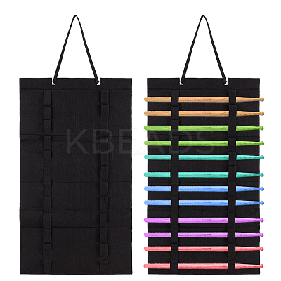 Soft Felt & Wood Wall-Mounted Display Bags ODIS-WH0330-001B-1