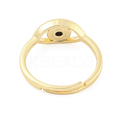 304 Stainless Steel Cubic Zirconia Adjustable Ring RJEW-S406-06G-1