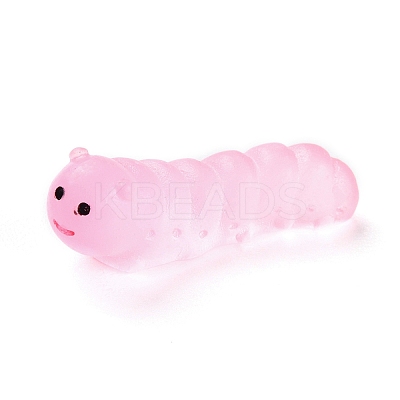 Luminous Resin Worm Ornament DJEW-R011-01C-04-1