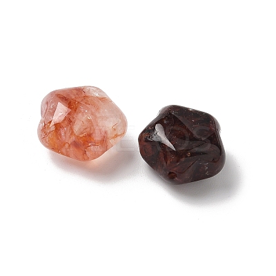 Natural Hematoid Quartz/Ferruginous Quartz Beads G-D307-D01-1