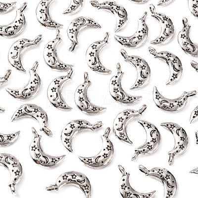Tibetan Style Alloy Pendants TIBEP-S299-27AS-RS-1
