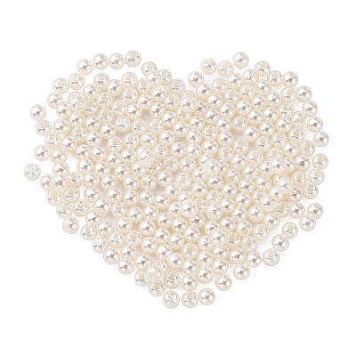 Imitation Pearl Acrylic Beads PL609-1-1