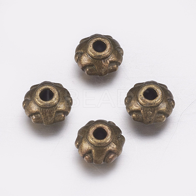 Tibetan Style Alloy Spacer Beads X-TIBEB-A24612-AB-FF-1