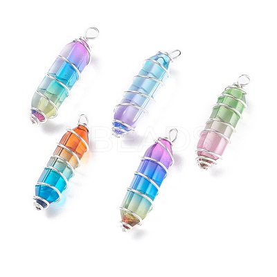 Glass Pendants PALLOY-JF01378-1