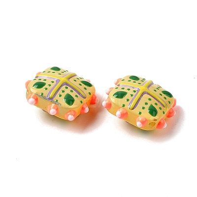 Glass Imitation Jade Beads GLAA-L051-03B-1