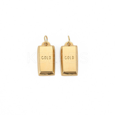 Ion Plating(IP) 304 Stainless Steel Charms STAS-N097-166-1