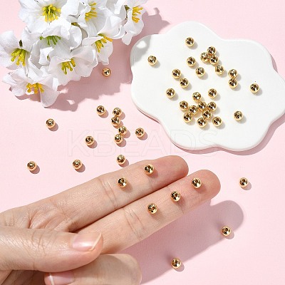 SHEGRACE Brass Beads XGR0058G-24G-1