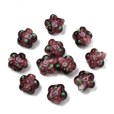 15PCS Handmade Lampwork Beads LAMP-YW0001-66B-1