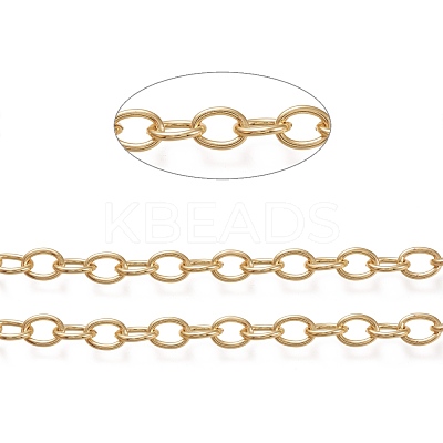 Brass Cable Chains CHC-K010-01G-1