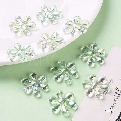 Transparent Acrylic Beads TACR-S154-35C-327-1