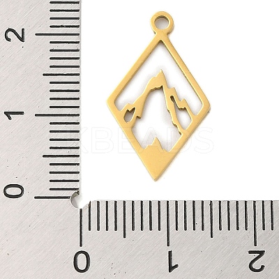 304 Stainless Steel Pendants LS-STAS-S123-01G-02-1
