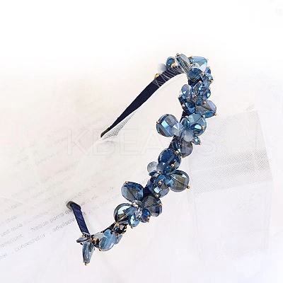 Shiny Elegant Glass Hair Bands PW-WG75179-01-1