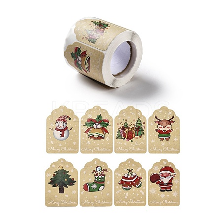 Christmas Themed Polygon Roll Stickers LS-DIY-B045-08-1