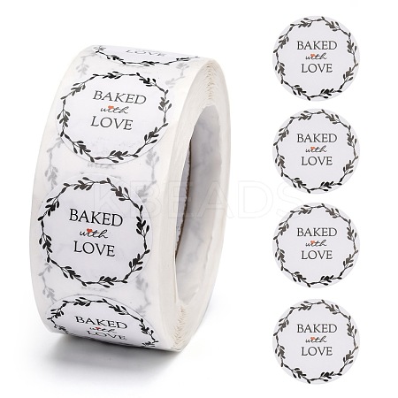 Baked with Love Stickers DIY-E023-07G-1