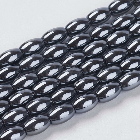 Non-Magnetic Synthetic Hematite Beads G-H1080-1-1