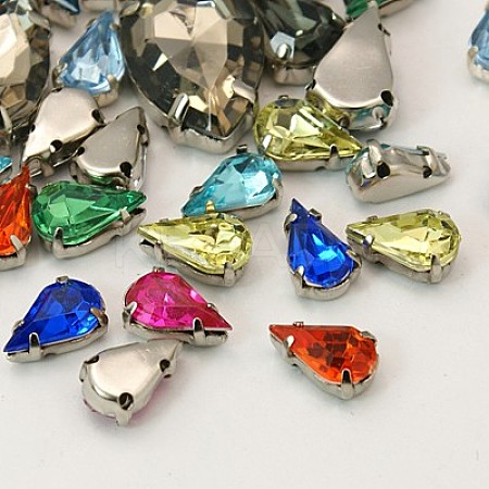Sew on Rhinestone GACR-A001-6x10-P-1
