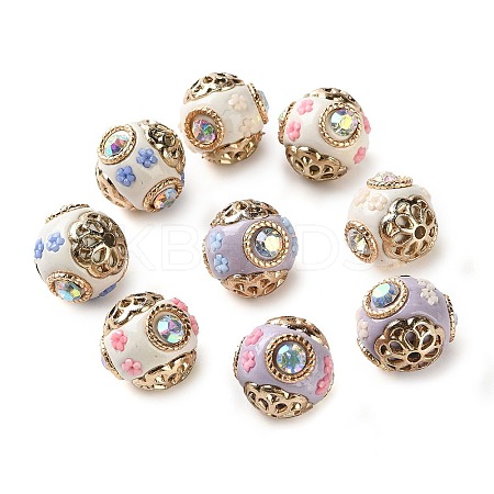 Handmade Polymer Clay Indonesia Beads IPDL-H001-06KCG-1