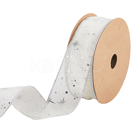 20 Yards Polyester Printed Grosgrain Ribbon OCOR-WH20005-32B-01-1