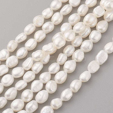 Natural Cultured Freshwater Pearl Beads Strands PEAR-G007-22-1