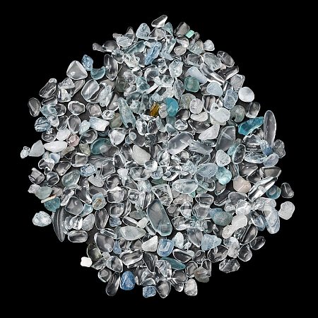 Natural Aquamarine Chip Beads X-G-M364-01A-1