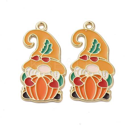 Thanksgiving Day Alloy Enamel Pendants ENAM-V002-02H-G-1