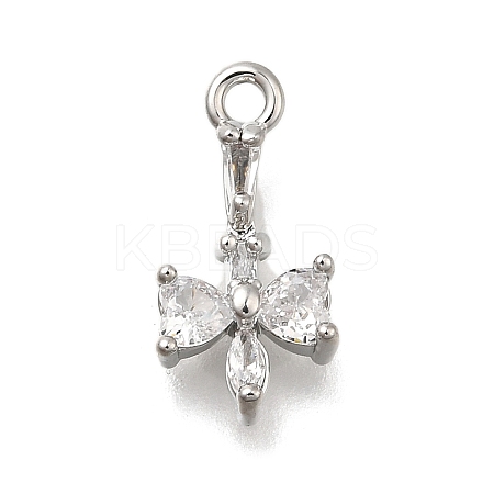 Brass Pave Cubic Zirconia Pendants LS-KK-Q048-26P-1