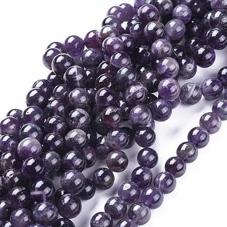 Natural Amethyst Beads Strands G-I256-02B-1
