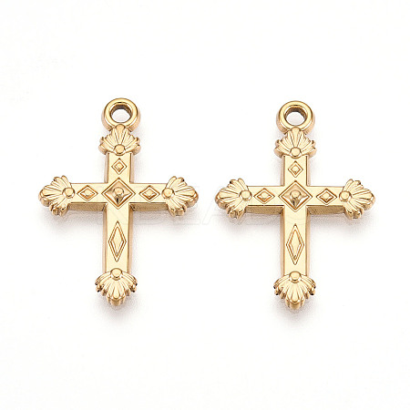 304 Stainless Steel Pendants STAS-N109-36G-1
